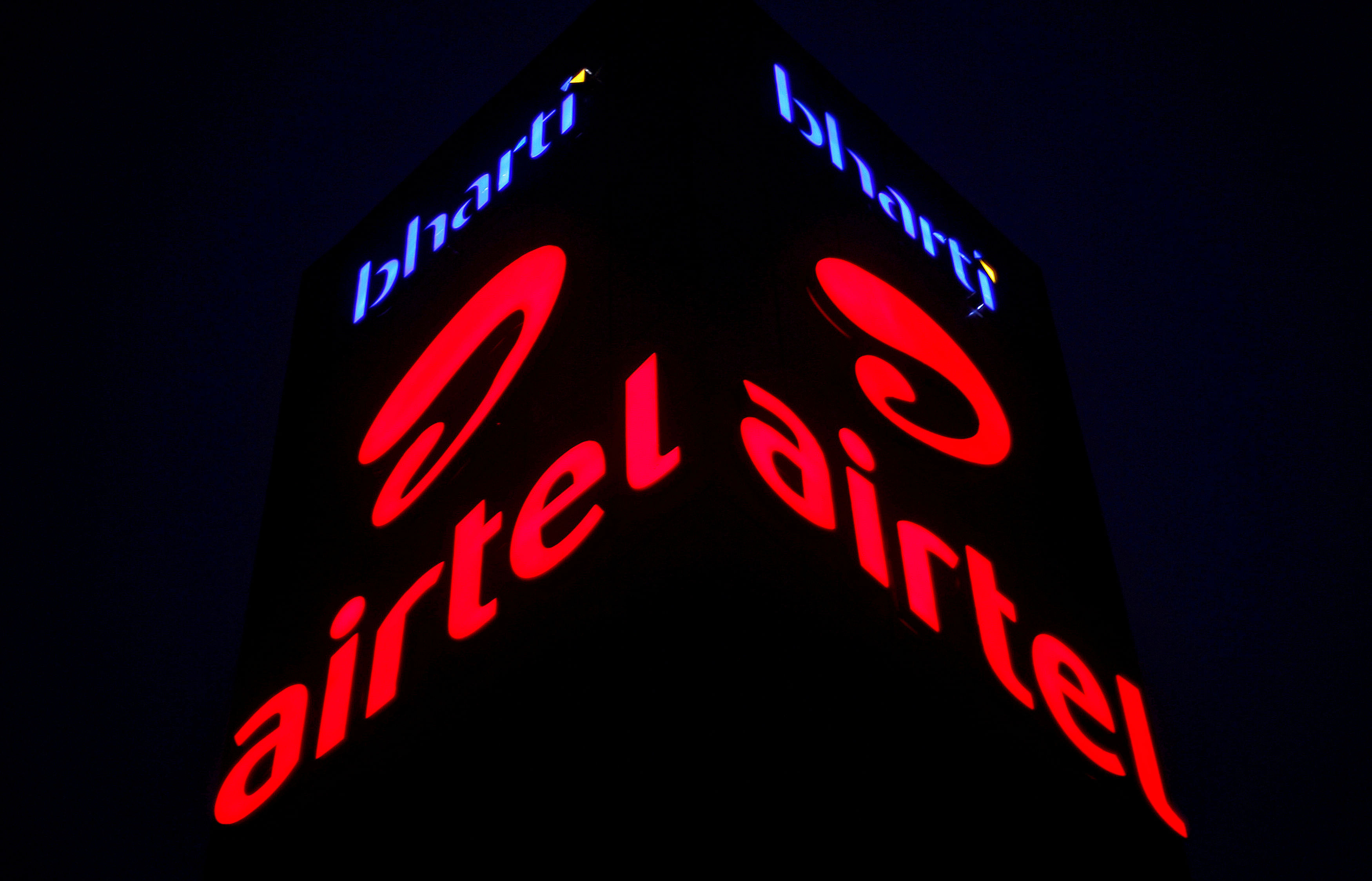 A Bharti Airtel building is pictured in Gurugram. Credit: Reuters Photo