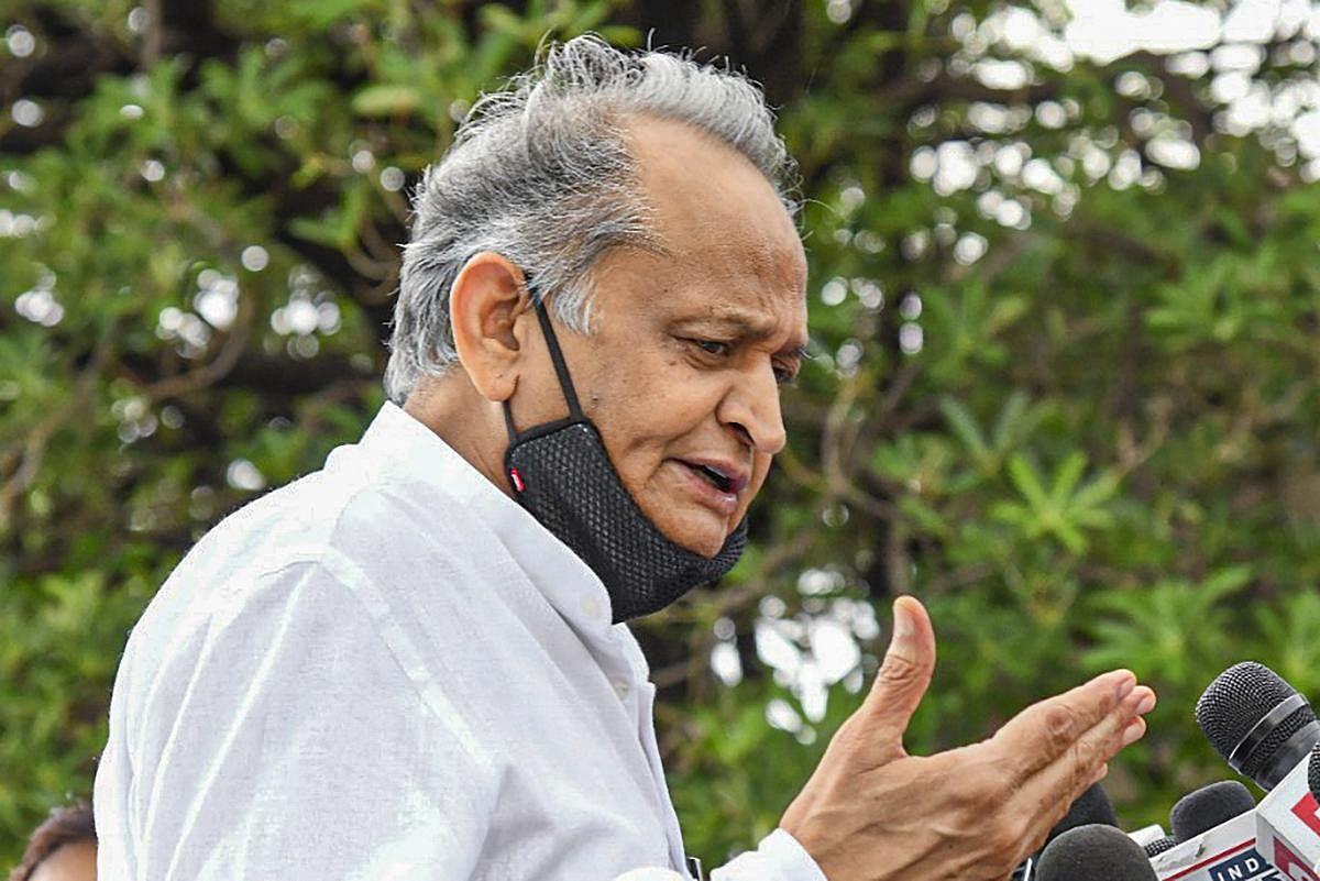 Rajasthan Chief Minister Ashok Gehlot. Credit: PTI