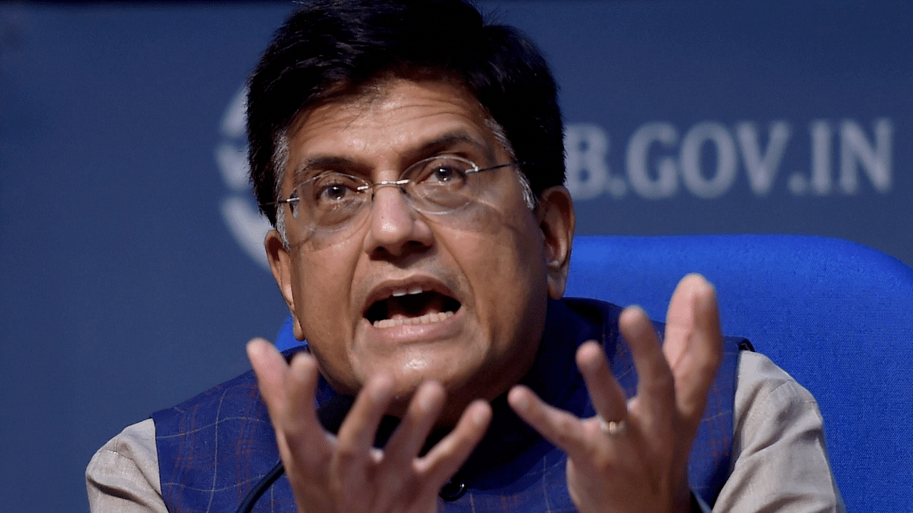Union Minister for Commerce and Industry Piyush Goyal. Credit: PTI Photo