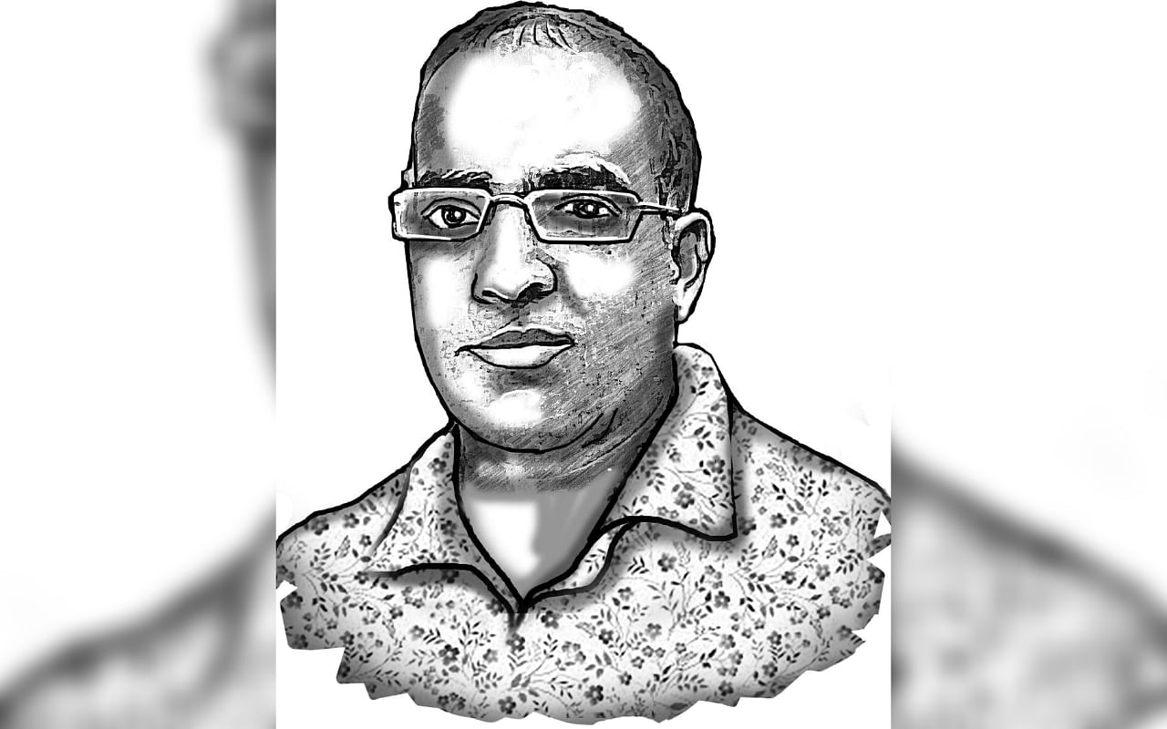 Ashwin Mahesh Social technologist and entrepreneur, founder of Mapunity and co-founder, Lithium, wakes up with hope for the city and society, goes to bead with a sigh, repeats cycle  @ashwinmahesh. Credit: DH Graphic