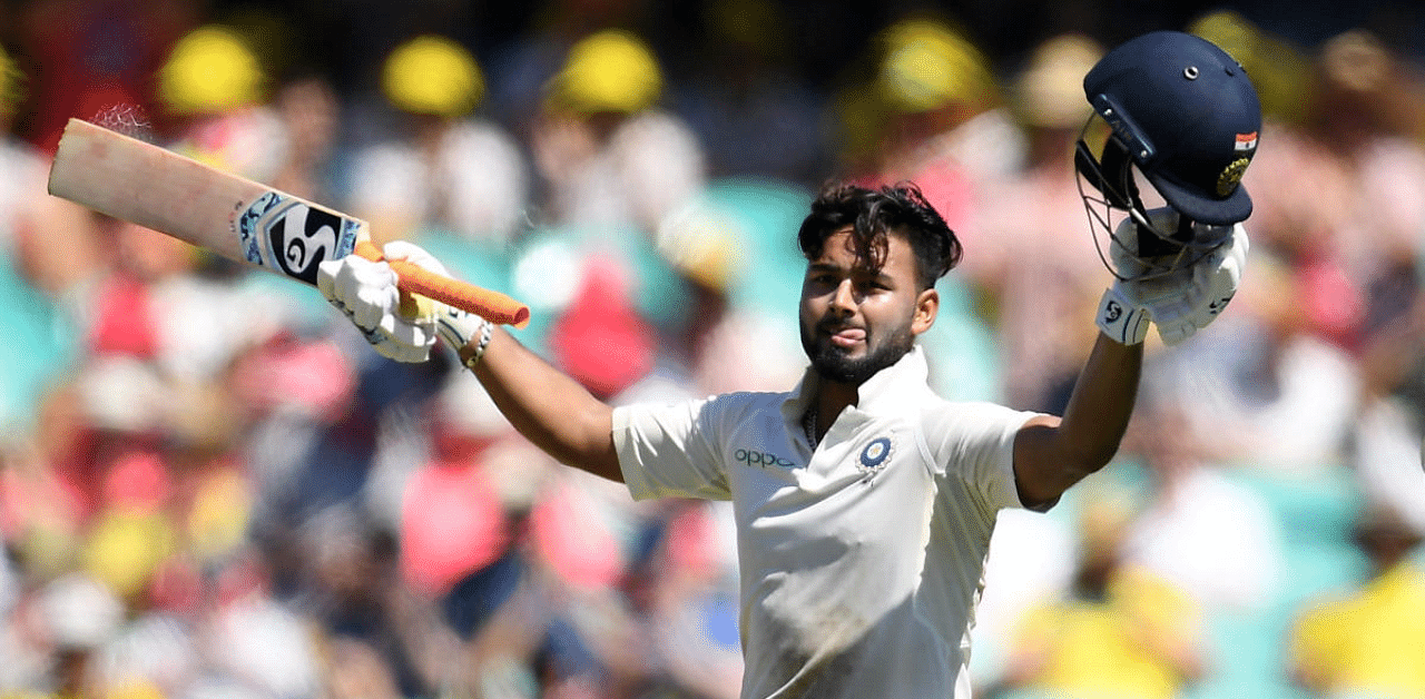 Pant, who struggled with fitness and form in this year's IPL in the UAE, created a happy selection dilemma for the Indian team management by smashing a 73-ball 103 in the visitors' second innings against Australia A. Credit: Reuters
