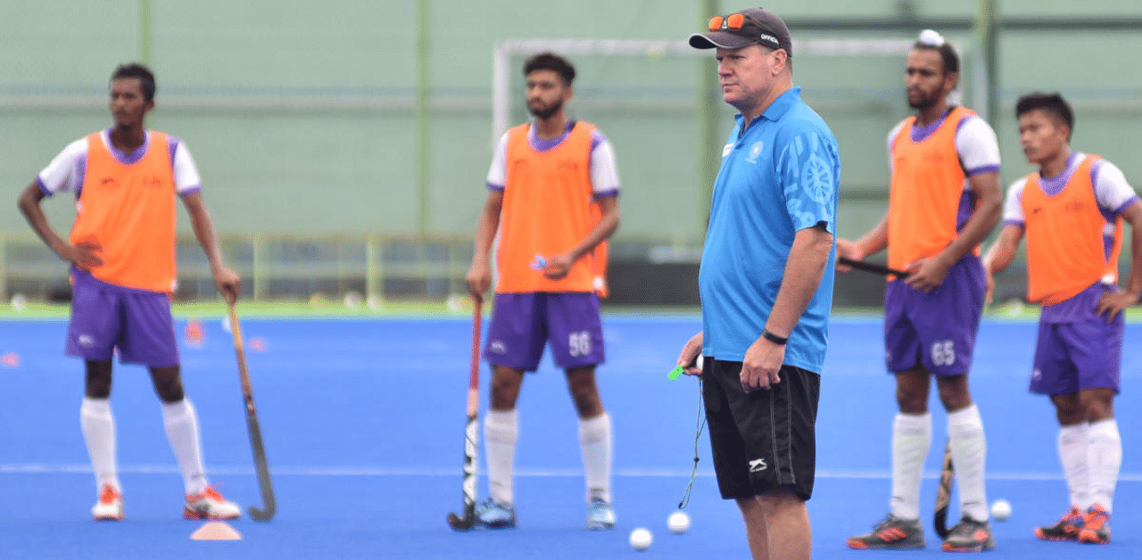 Reid is satisfied with the progress the Indian players have made over the last four months and said they are close to achieving the pre-Covid levels, in terms of fitness and skill needed to compete at the world stage. Credit: DH File Photo/Janardhan BK