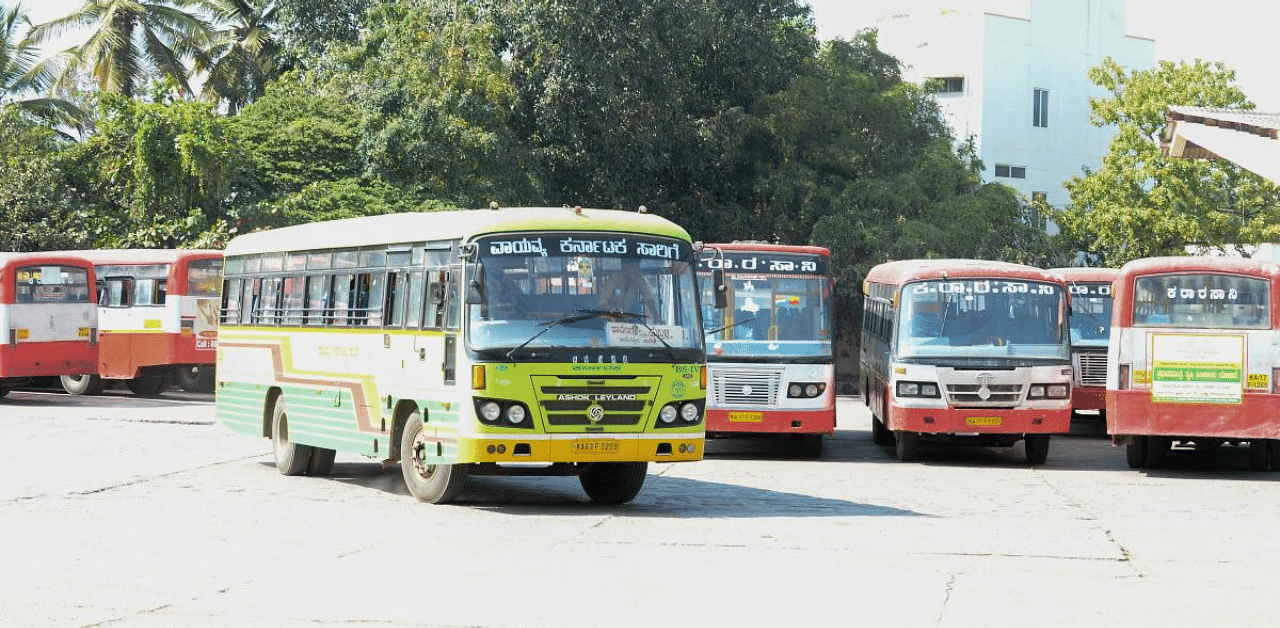 The only profit-making transport undertaking was the Devaraj Urs Truck Terminals Limited. Credit: DH Photo
