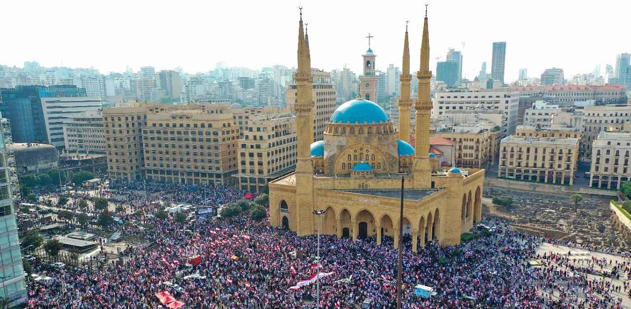 The Arab Spring uprisings are nearly a decade-old and moribund but protests in Lebanon and three other new countries last year revealed that the spirit of the revolts that lit up 2011 is still alive. Credit: AFP Photo