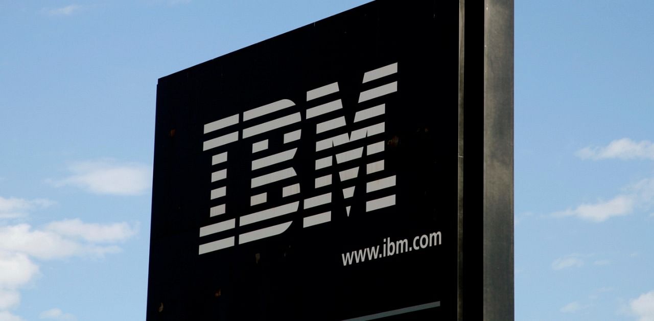 The sign at an IBM facility. Credit: Reuters Photo