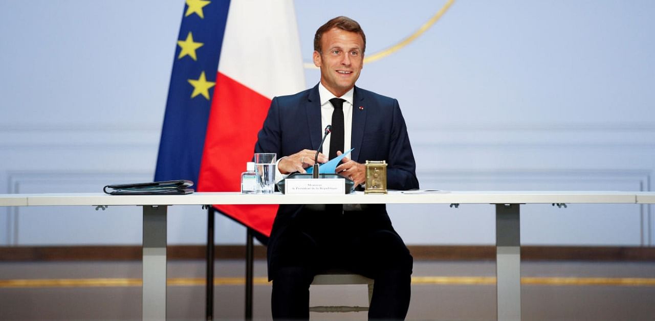 French President Emmanuel Macron. Credit: Reuters file photo.