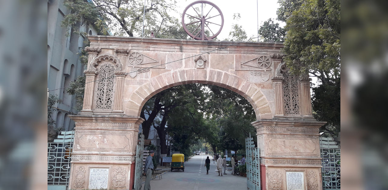 Mahatma Gandhi-founded Gujarat Vidyapith. Credit: Wikimedia Commons/Gazal world