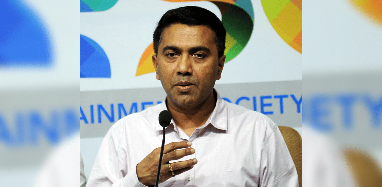 Goa Chief Minister Pramod Sawant. Credit: DH