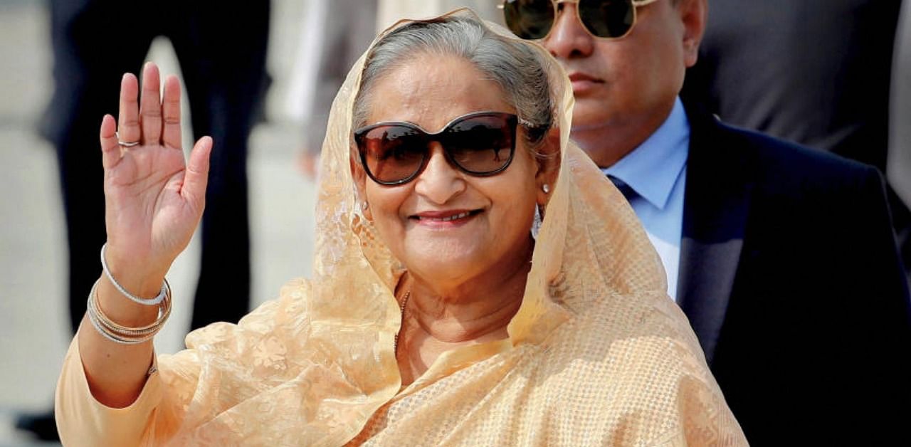 Bangladesh PM Sheikh Hasina. Credit: PTI file photo.