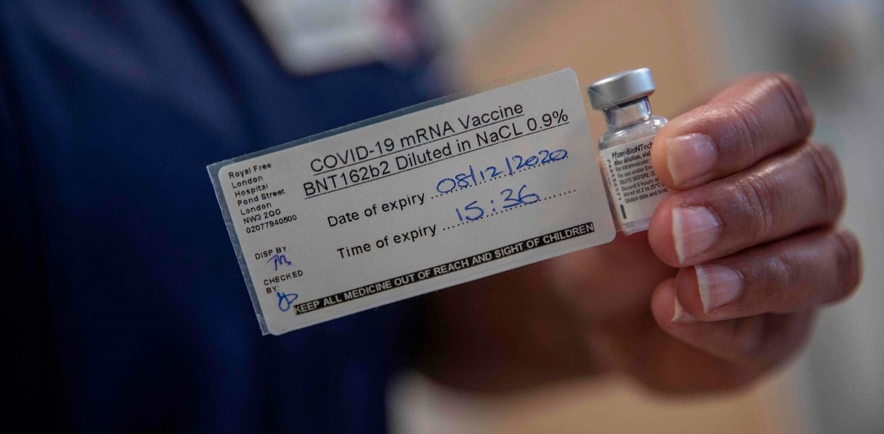 Britain on December 8 hailed a turning point in the fight against the coronavirus pandemic, as it begins the biggest vaccination programme in the country's history with a new Covid-19 jab. Credit: AFP Photo