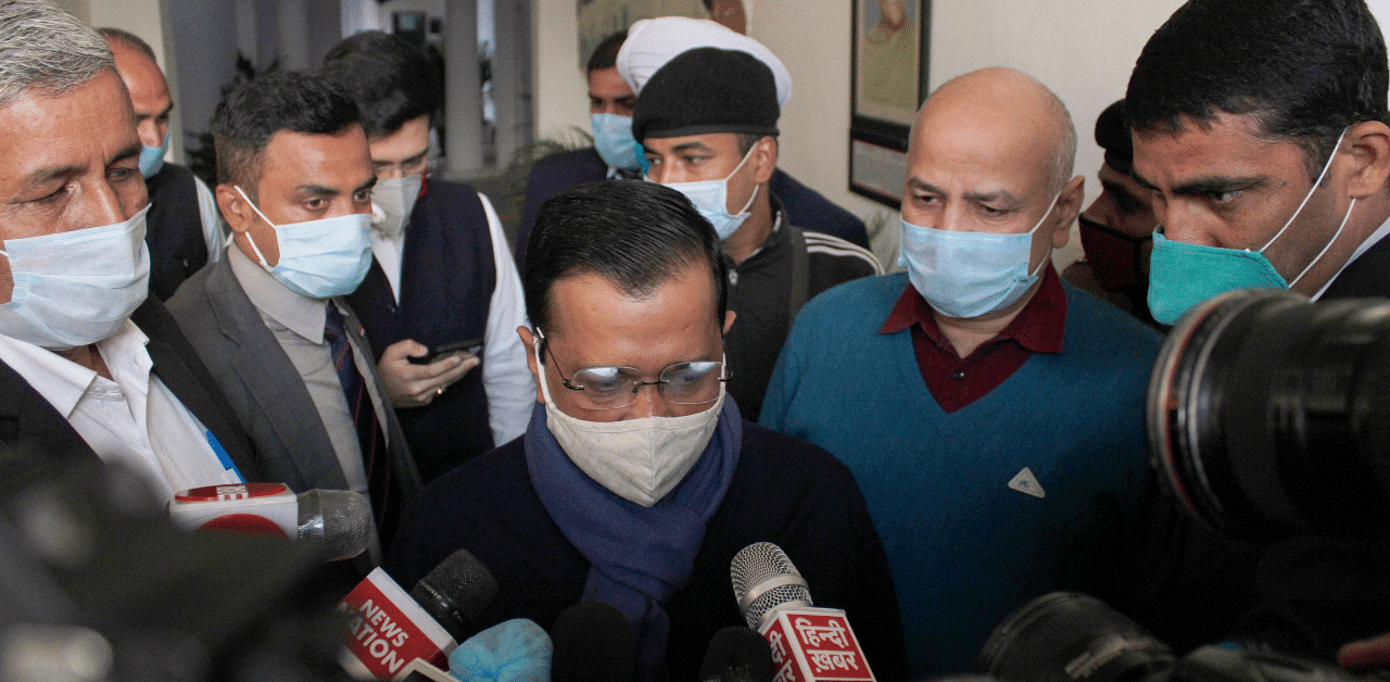 CM Kejriwal said the active cases, which were around 45,000 in November, are now down to about 12,000. Credit: PTI