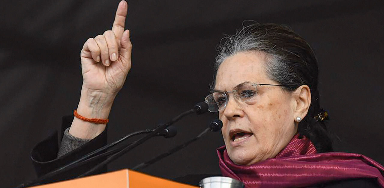 Congress interim chief Sonia Gandhi. Credit: PTI File Photo