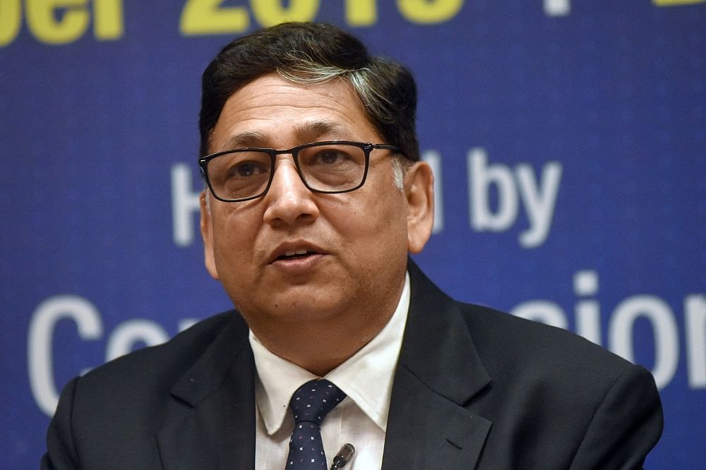 Umesh Sinha, Senior Deputy Election Commissioner and Election Commission of India. Credit: DH Photo