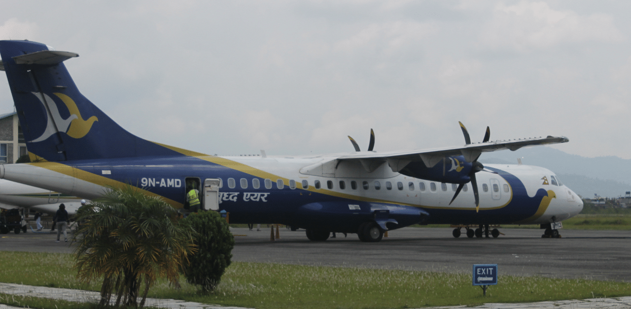 Buddha Air’s flight U4505 was cleared to take off for Janakpur airport in the plains, but it landed in Pokhara instead. Credit: Wikimedia Commons