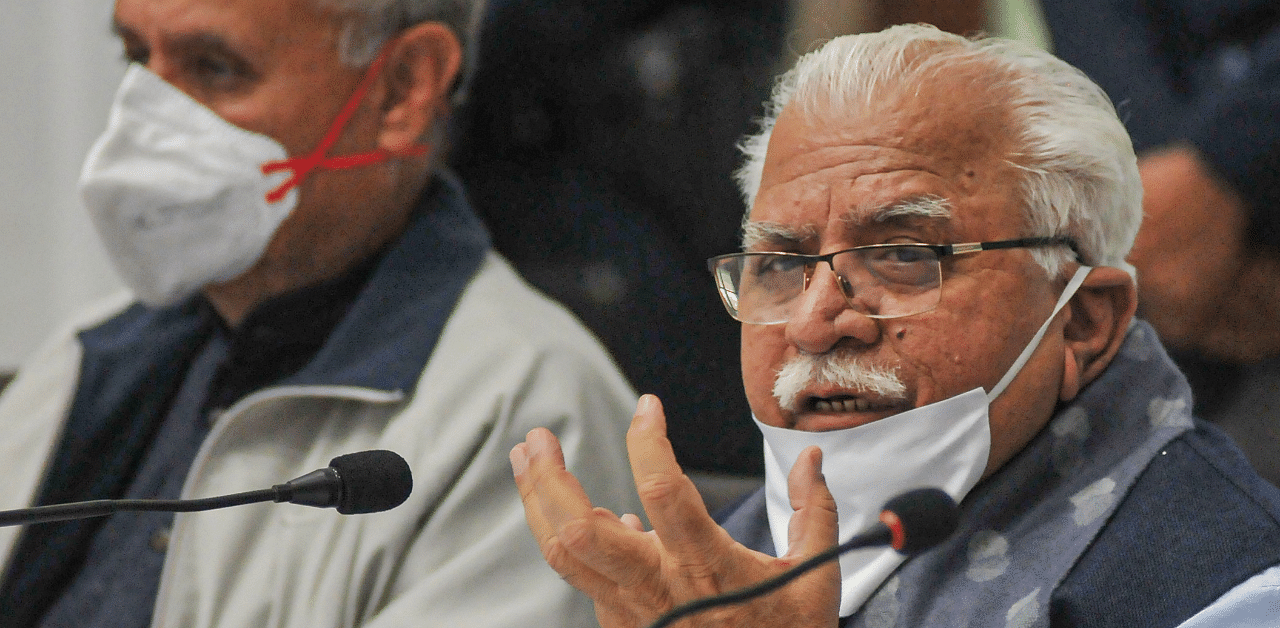 Khattar said in a democratic set up though everyone has the right to put forward his views, there is no place for putting pressure by blocking roads. Credit: PTI
