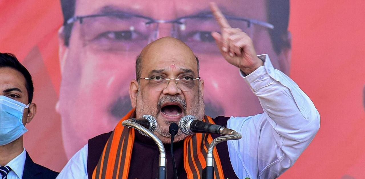 Union Home Minister Amit Shah. Credit: PTI.