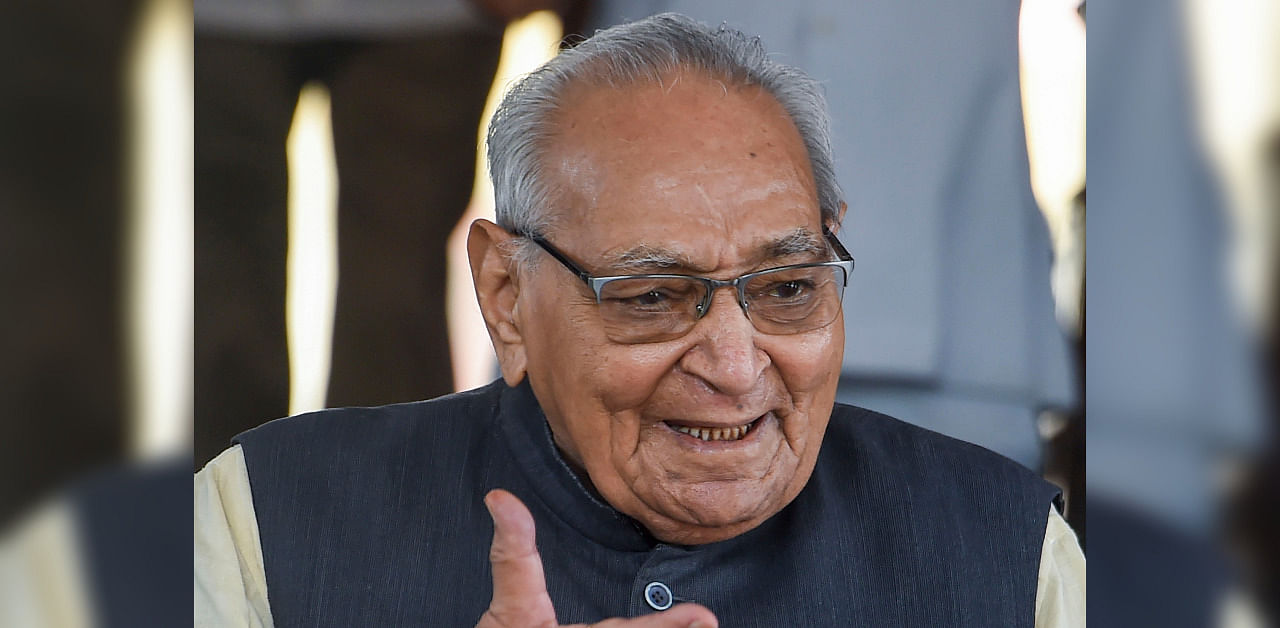 Congress leader Motilal Vora at Parliament House during the 2019 Budget Session, in New Delhi. Credit: PTI File Photo