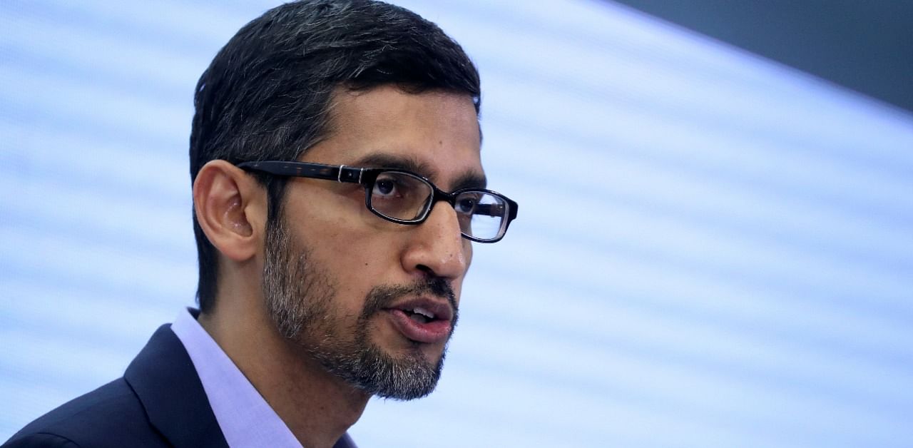 Sundar Pichai, CEO of Google and Alphabet. Credit: Reuters Photo