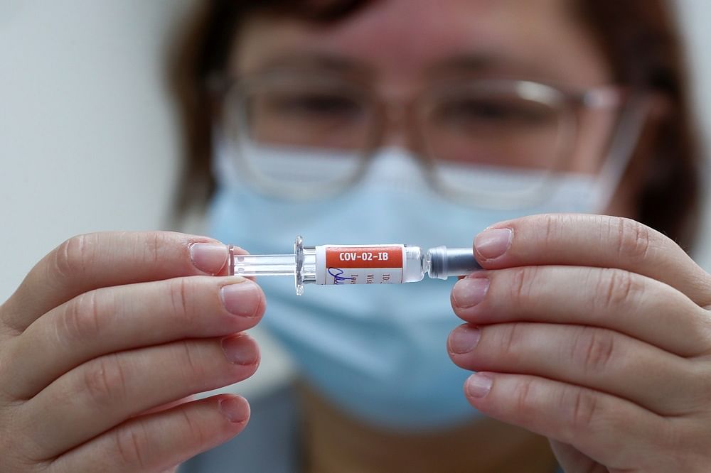 A nurse holds a syringe with SinoVac's coronavirus disease (Covid-19) vaccine. Credit: Reuters Photo