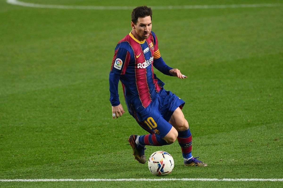 Barcelona's Argentinian forward Lionel Messi. Credit: AFP. 