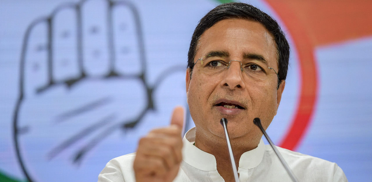 AICC General Secretary Randeep Surjewala. Credit: PTI Photo