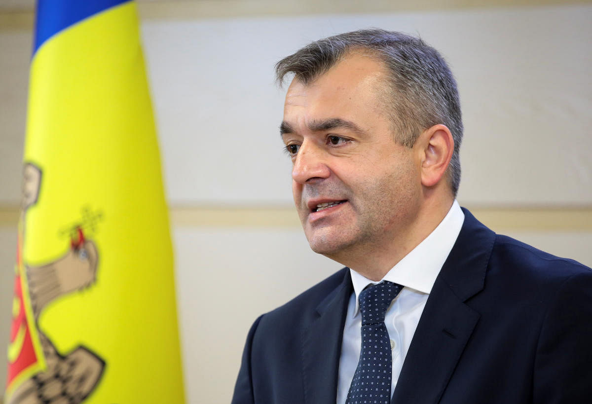  Ion Chicu, Moldova's newly appointed Prime Minister, speaks in Chisinau, Moldova November 14, 2019. Credit: Reuters File Photo