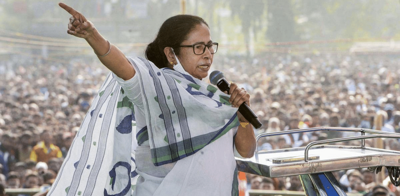 West Bengal Chief Minister Mamata Banerjee. Credit: PTI