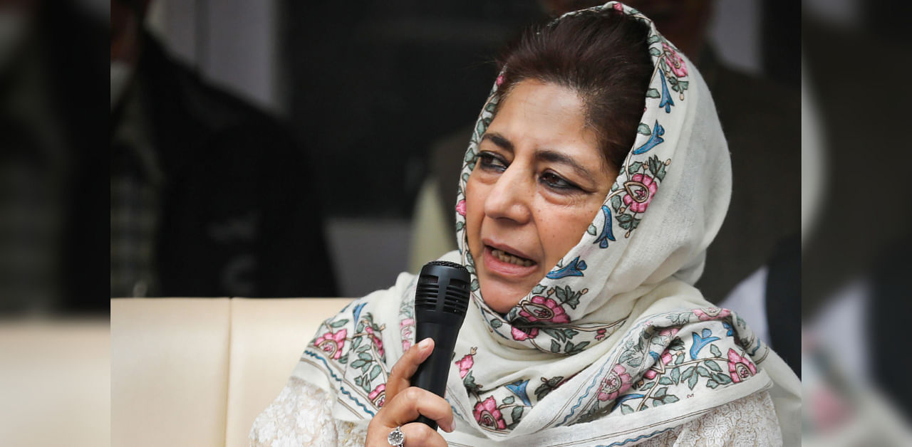 Peoples Democratic Party (PDP) President Mehbooba Mufti. Credit: PTI File Photo
