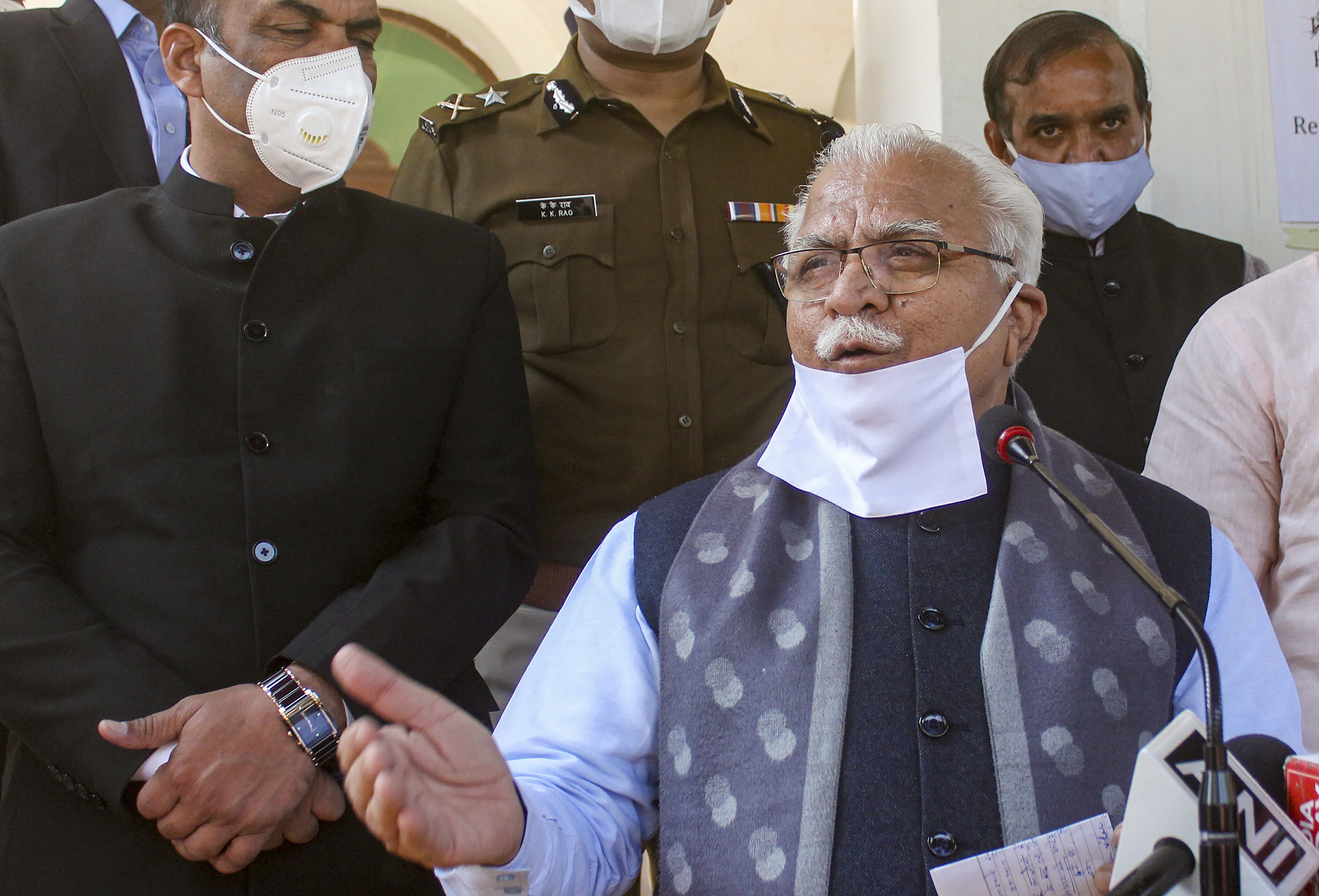 Haryana Chief Minister Manohar Lal Khattar. Credit: PTI file Photo