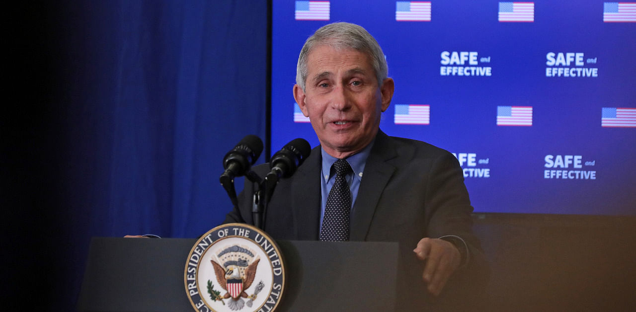 Dr Anthony Fauci. Credit: Reuters Photo