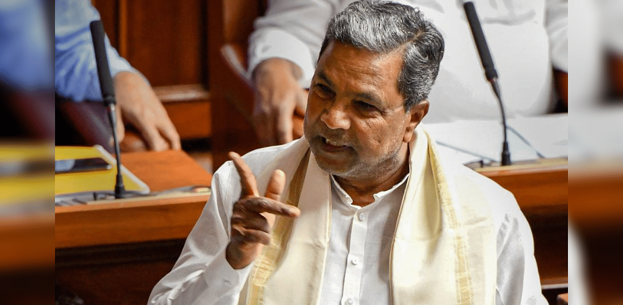 Leader of Opposition in the Karnataka Assembly Siddaramaiah. Credit: PTI Photo