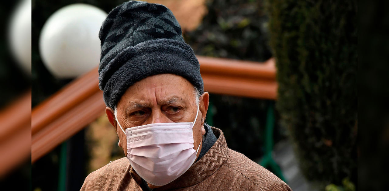 Farooq Abdullah, chairman of Jammu and Kashmir National Conference. Credit: AFP Photo