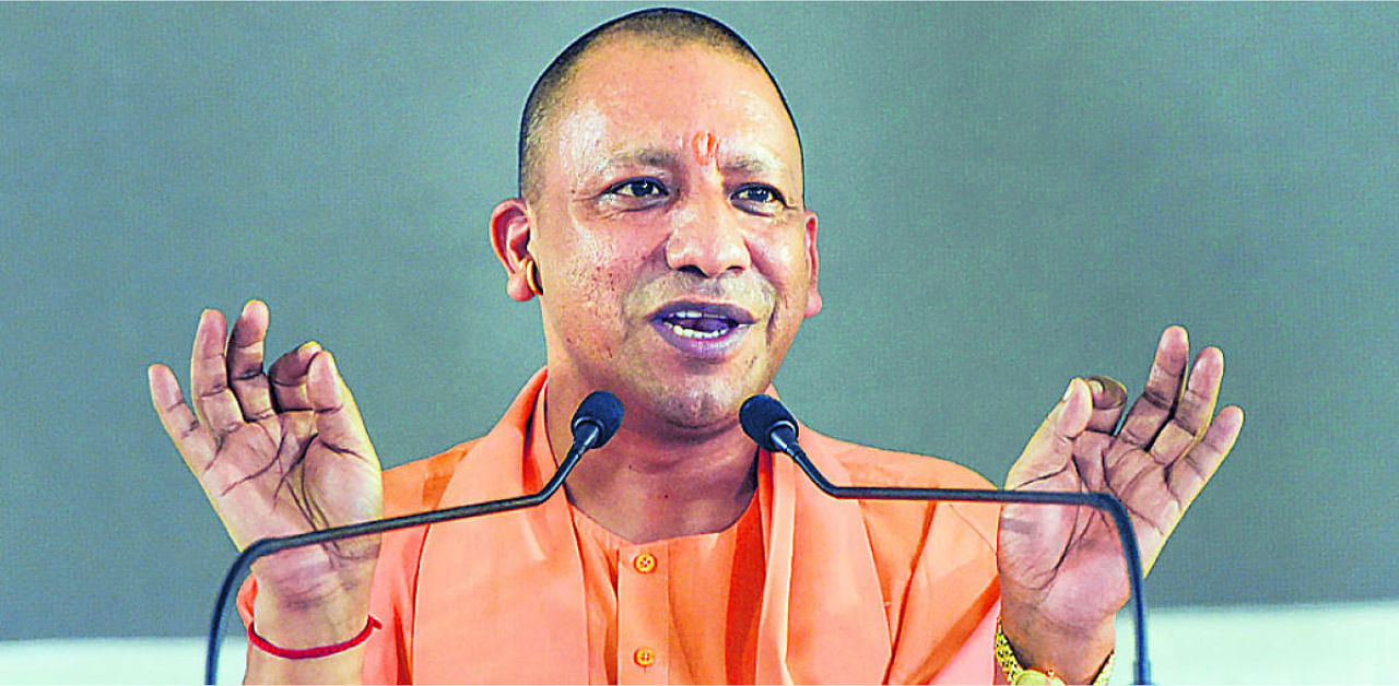 UP Chief Minister Yogi Adityanath. Credit: PTI. 