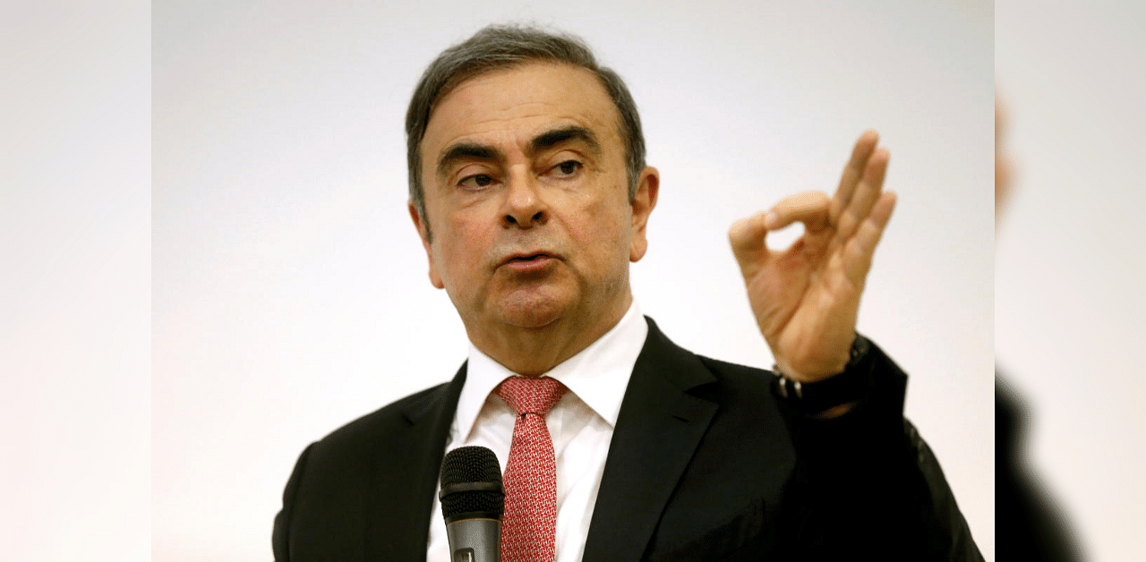 Former Renault-Nissan boss Carlos Ghosn. Credit: Reuters File Photo