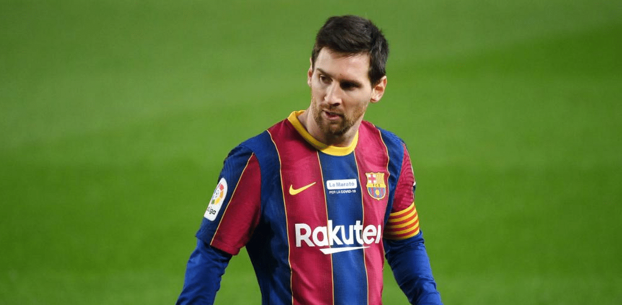 FC Barcelona's Lionel Messi. Credit: AFP File Photo