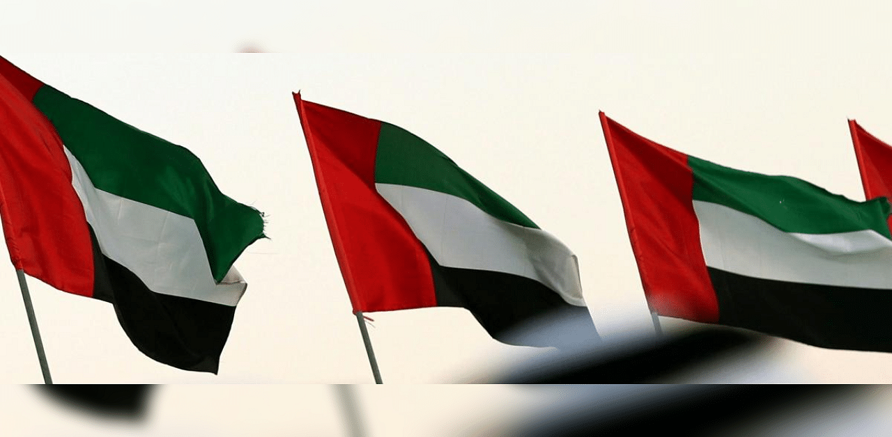 Emirati national flags. Credit: AFP Photo