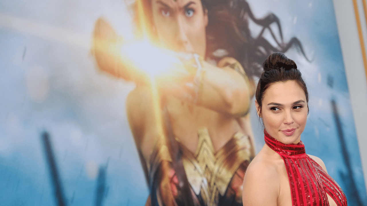Gal Gadot poses at the world premiere of "Wonder Woman". Credit: AFP Photo