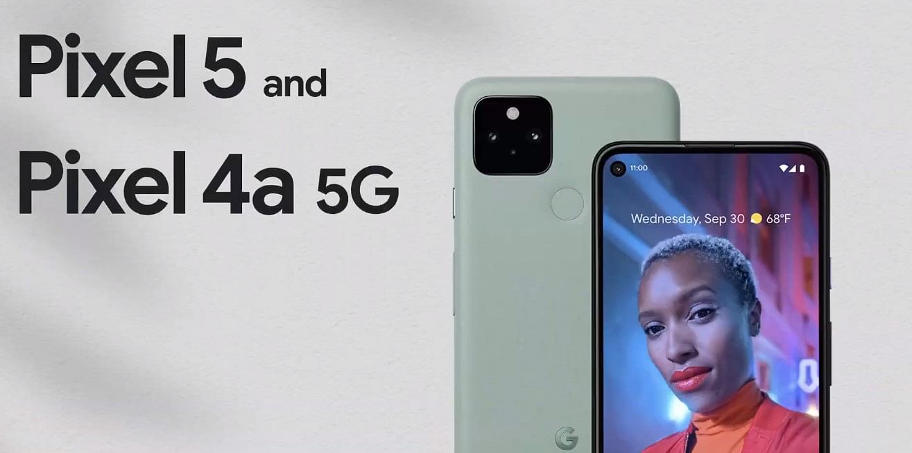Google's new Pixel 5 and 4a.5G. Credit: Google