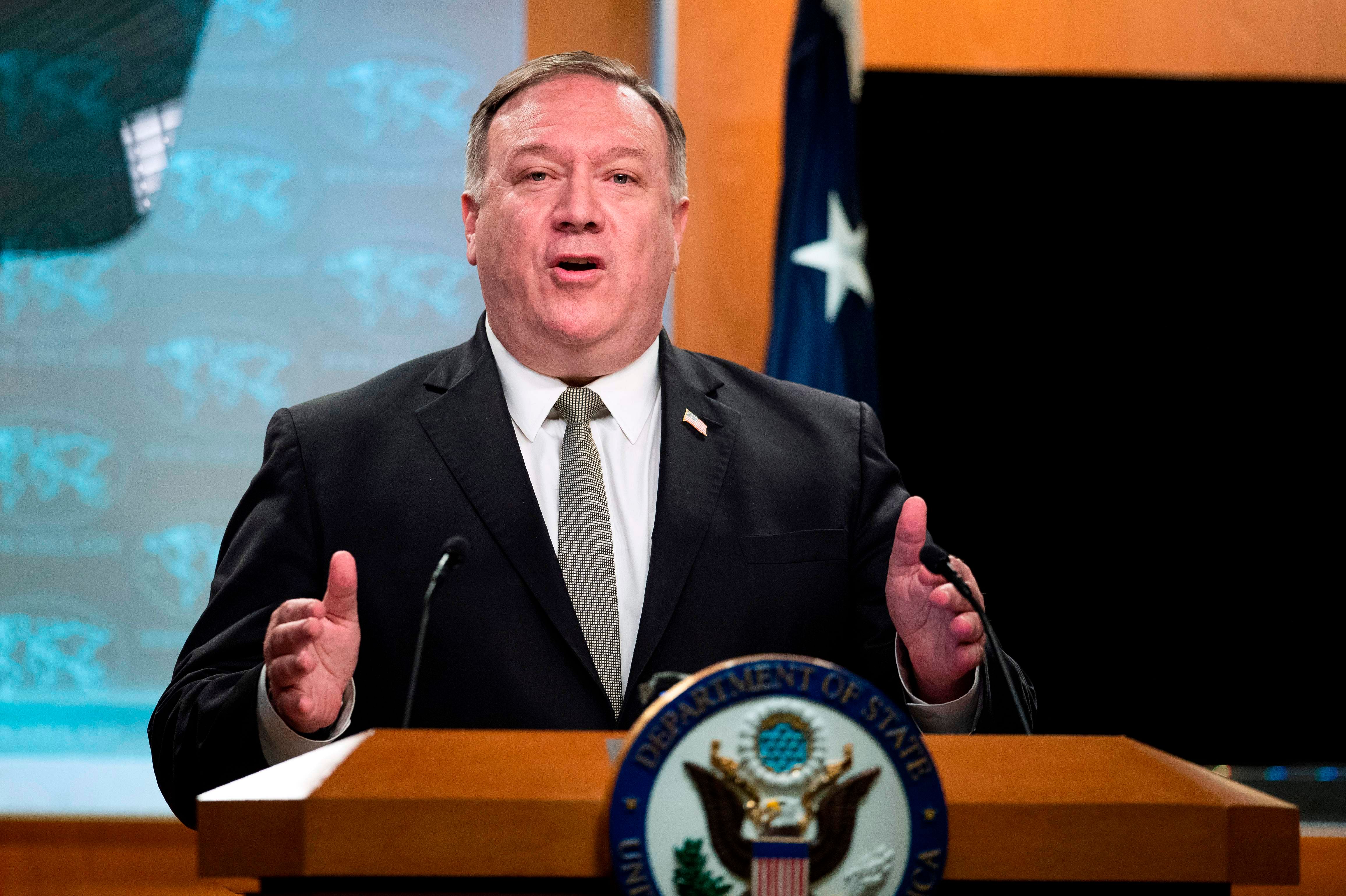US Secretary of State Mike Pompeo. Credit: AFP File Photo