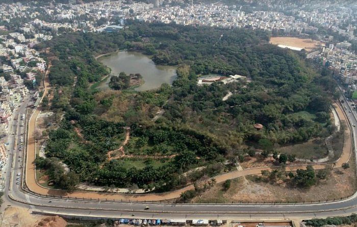 Jayaprakash Narayan (JP) Park in Mathikere. Credit: DH Photo