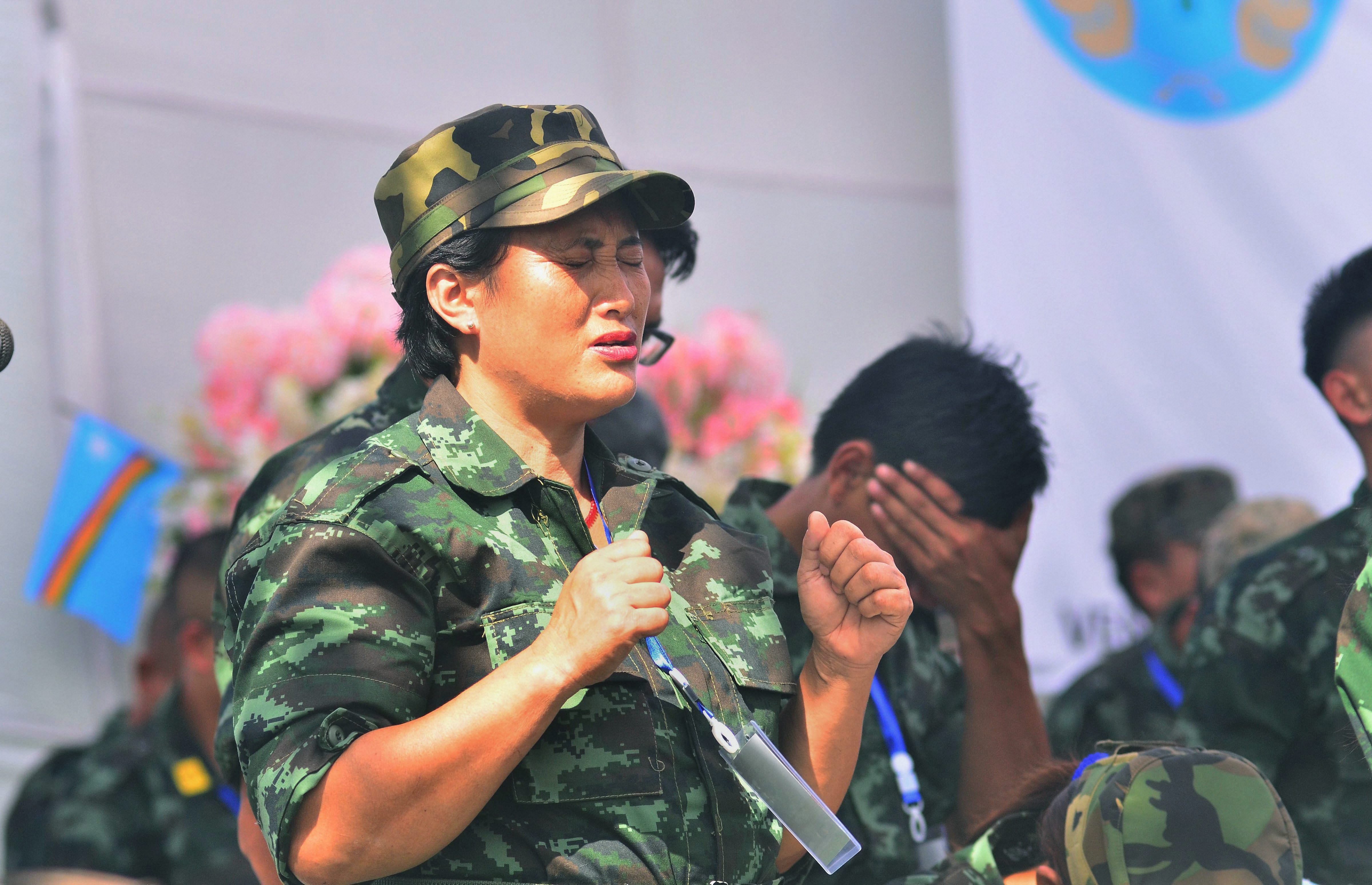 A member of NSCN-IM prays during the Christ Council of Nagalim Churches' Prayer Summit at Dimapur, Nagaland, Thursday, October 25, 2018. Representative image/Credit: PTI File Photo