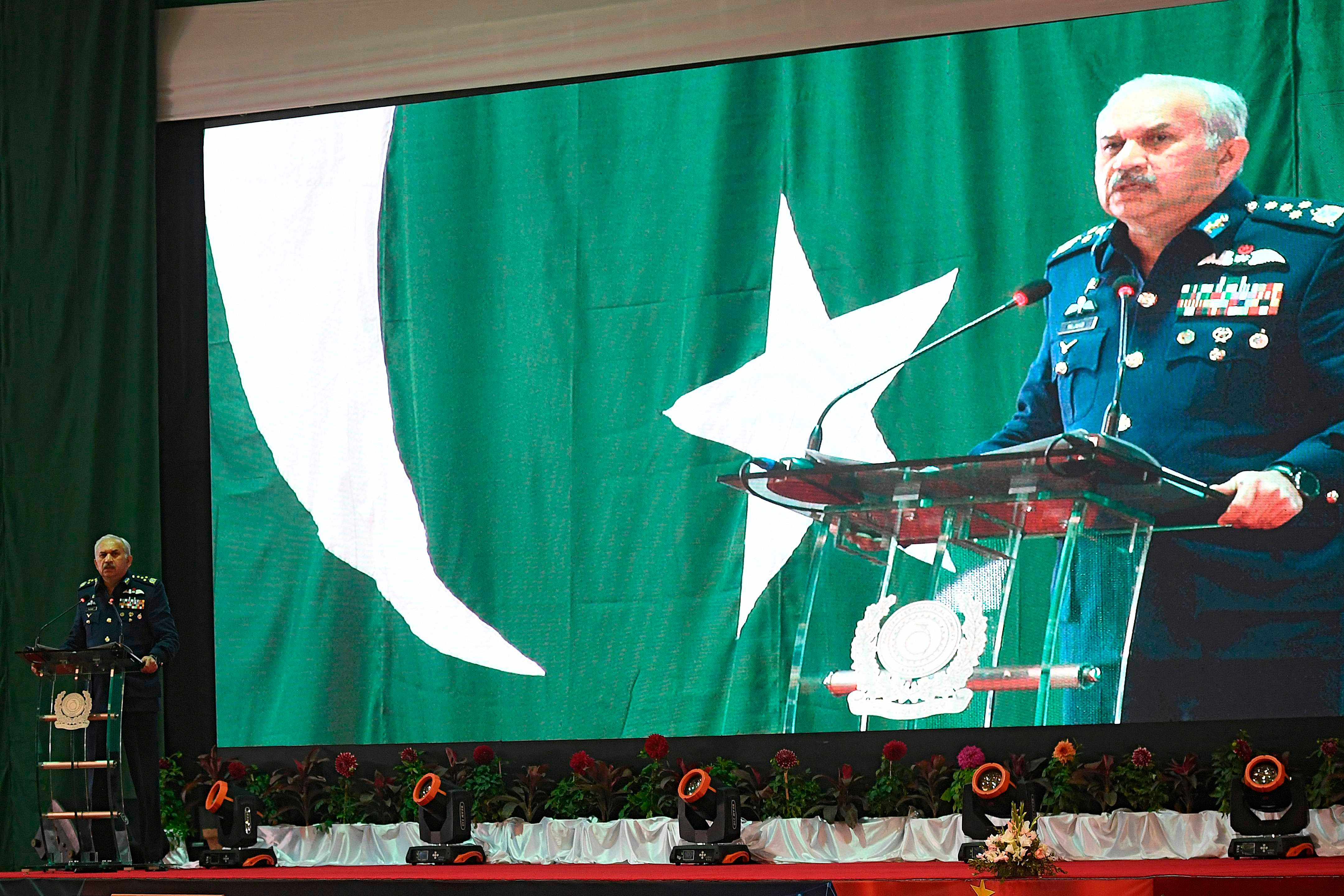 Pakistani Air Chief Marshal Mujahid Anwar Khan. Credit: AFP Photo