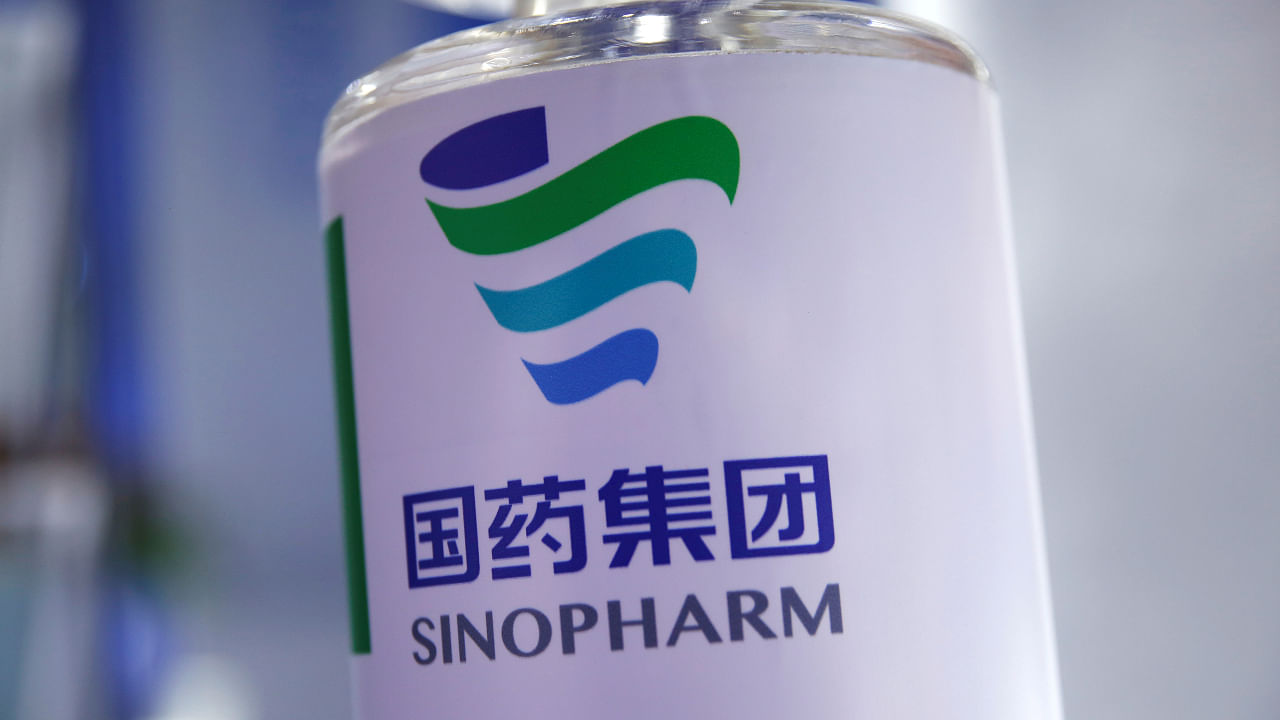 A signage of Sinopharm is seen at the 2020 China International Fair for Trade in Services (CIFTIS), following the Covid-19 outbreak, in Beijing, China September 5, 2020. Credit: REUTERS Photo