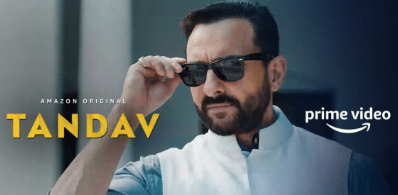 Saif Ali Khan in 'Tandav'. Credit: Amazon Prime Video