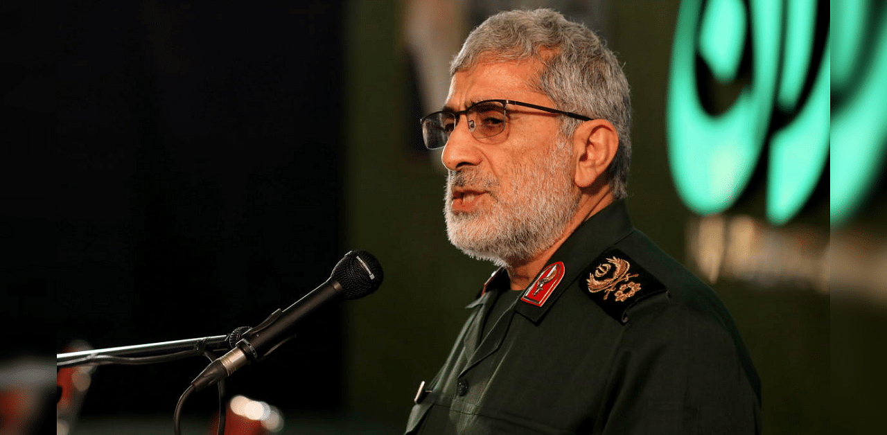 Brigadier General Esmail Ghaani Head of Iran’s elite Quds force. Credit: Reuters Photo