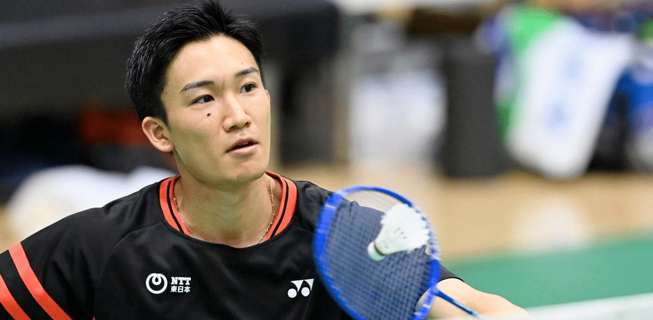 Japan's badminton player Kento Momota. Credit: AFP Photo