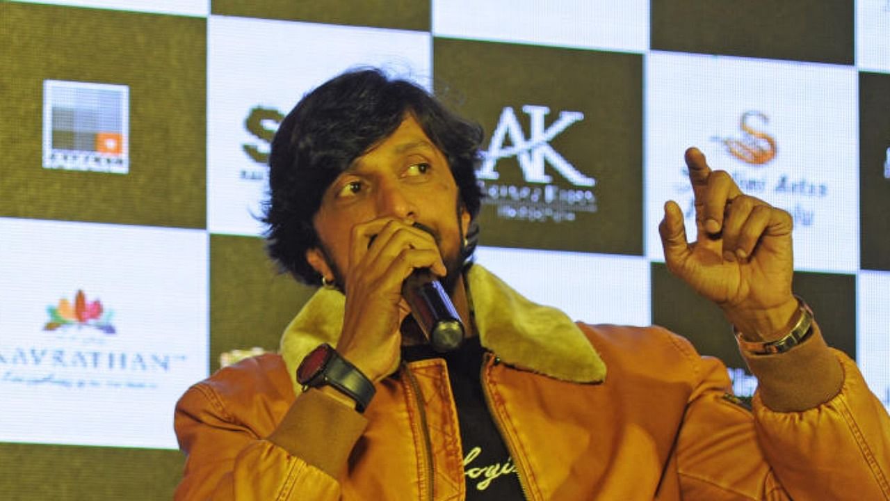 Actor Sudeep. Credit: DH file photo.