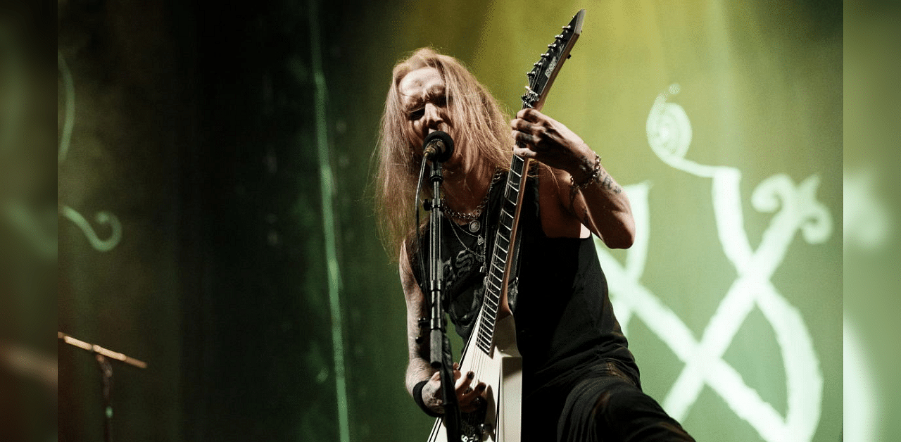 Alexi Laiho, singer and guitarist of Finnish black metal band Children of Bodom. Credit: Reuters Photo