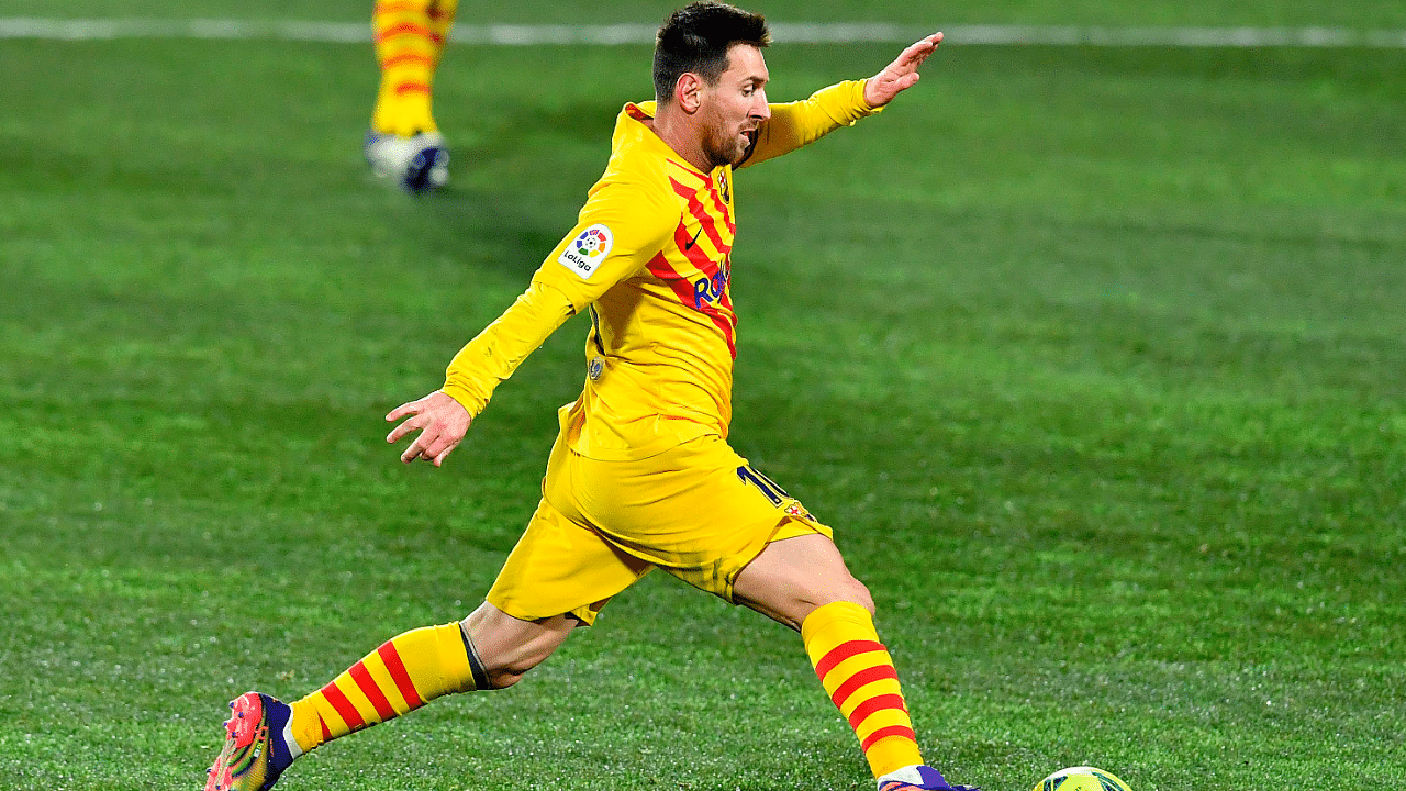 Barcelona's Argentinian forward Lionel Messi. Credit: AFP Photo