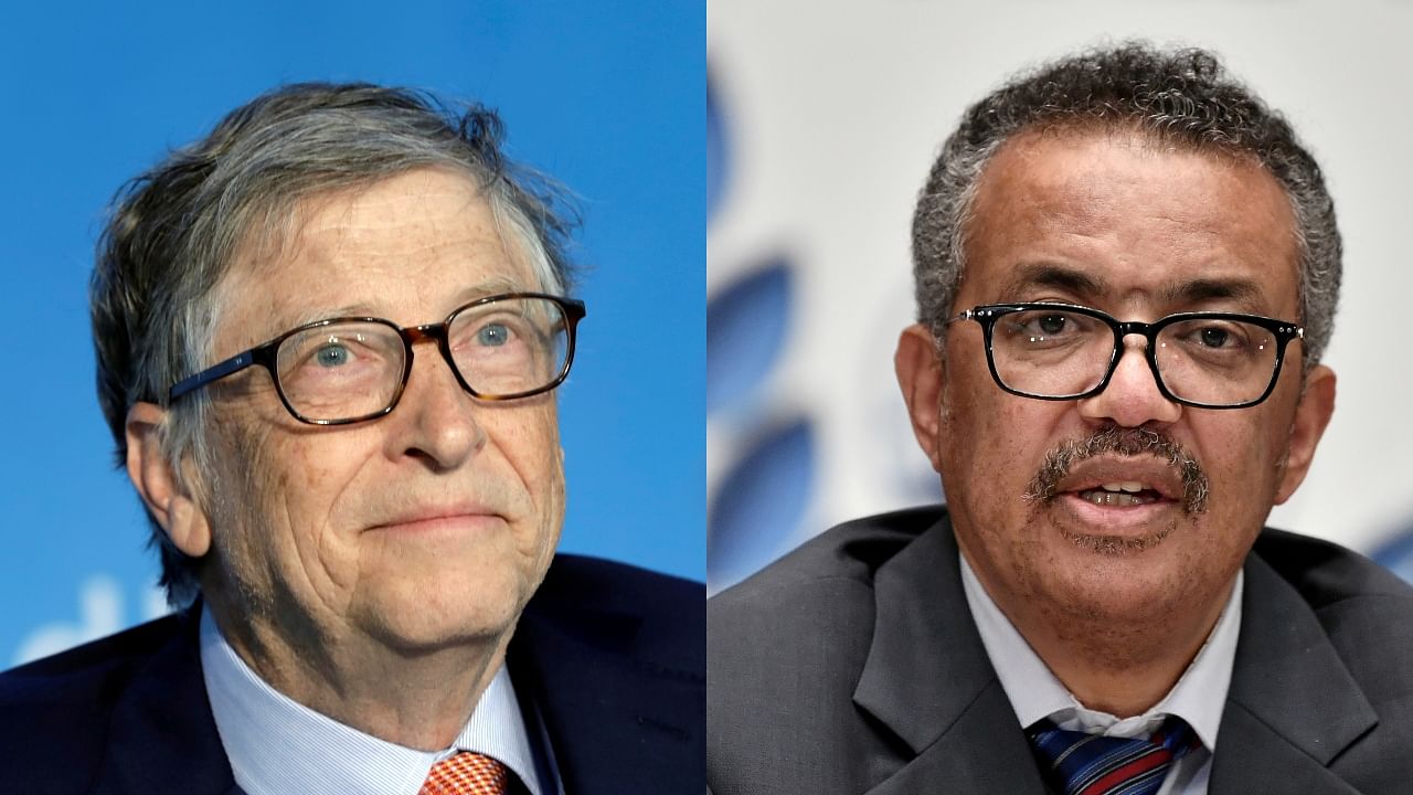 Bill Gates (L) and Dr Tedros Adhanom Ghebreyesus (R). Credit: Reuters File Photo